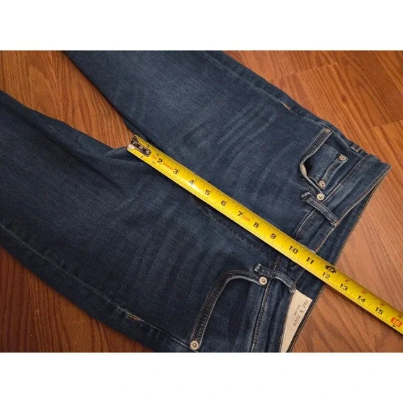 Rag Bone Womens Jasper Skinny‎ Jeans Dark Wash Raw Hem Size 27 - Picture 5 of 8